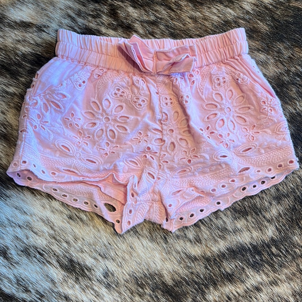 Lali pink eyelet shorts